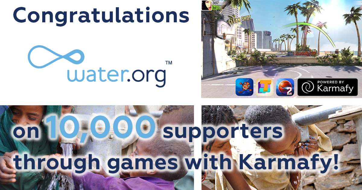 10,000 Water.org Supporters